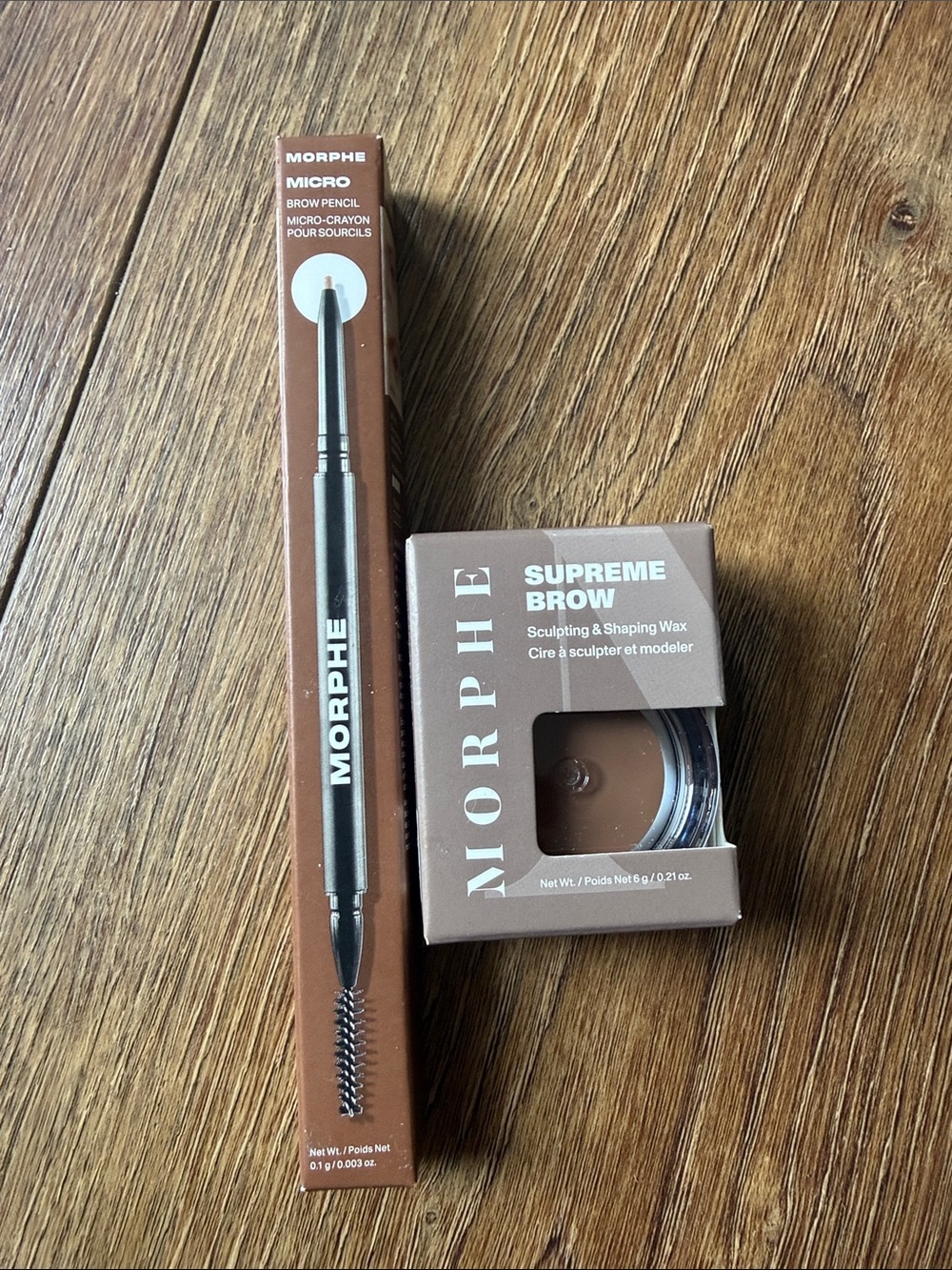 Morphe Brow Duo Pencil and Sculpting Wax โ Brown